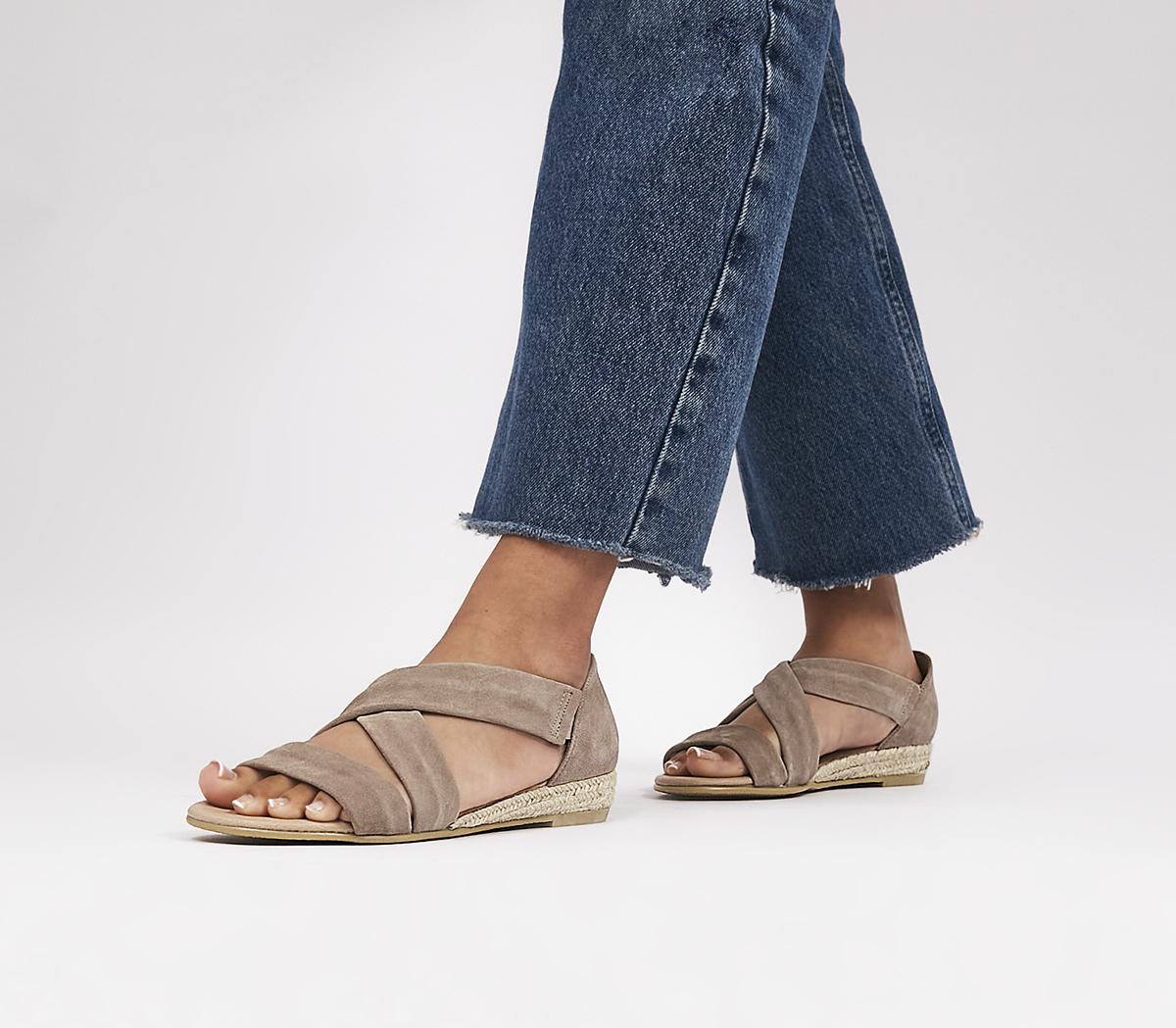 Suede deals espadrille sandals