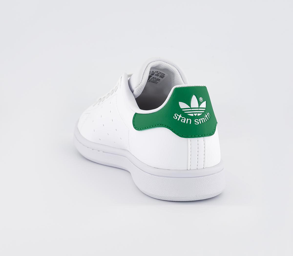 adidasStan Smith Gs TrainersVegan White Green