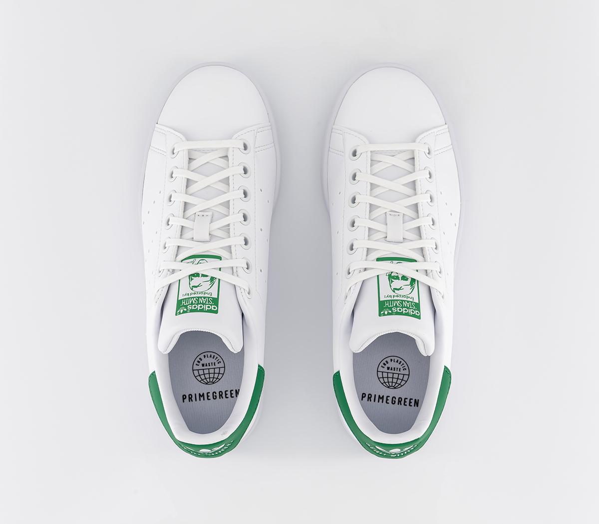 adidasStan Smith Gs TrainersVegan White Green
