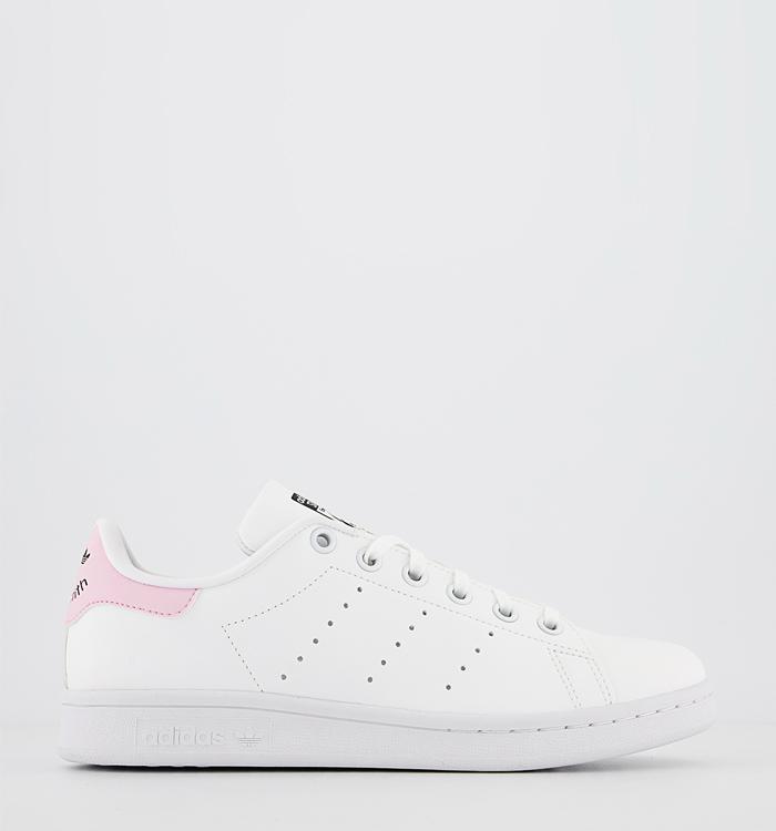 adidas Stan Smith Gs Trainers White Pink Core Black