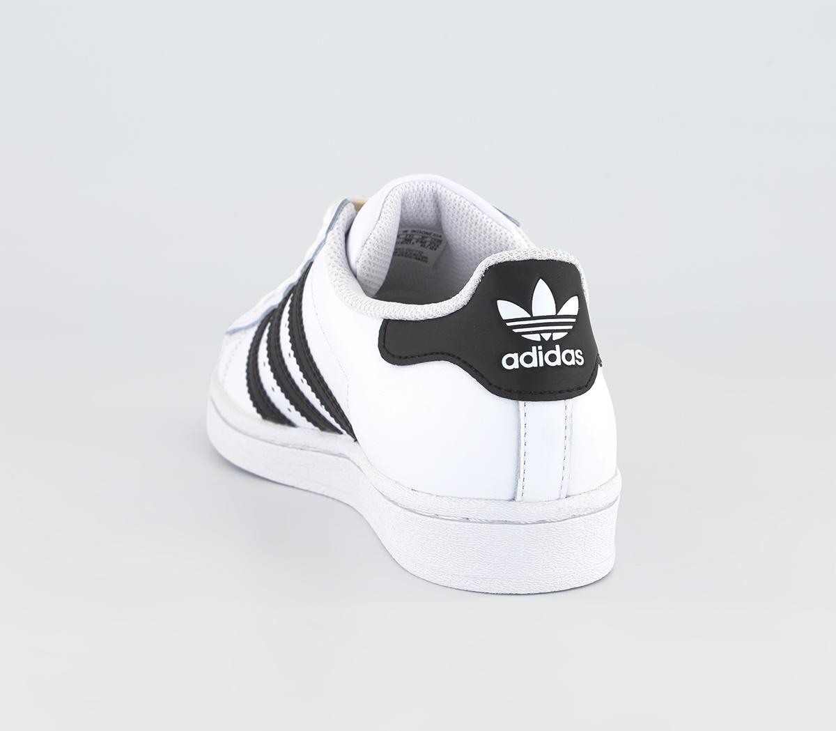 adidasSuperstar Junior TrainersWhite Black White