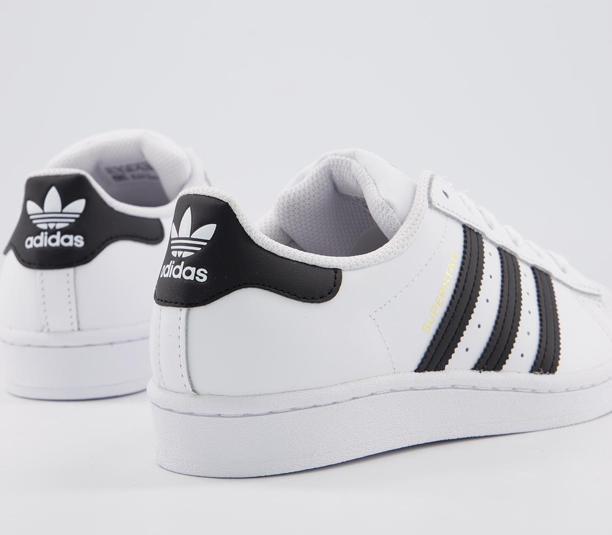 adidasSuperstar Junior TrainersWhite Black White