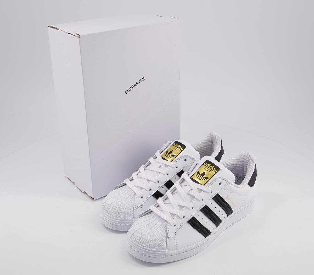 adidasSuperstar Junior TrainersWhite Black White