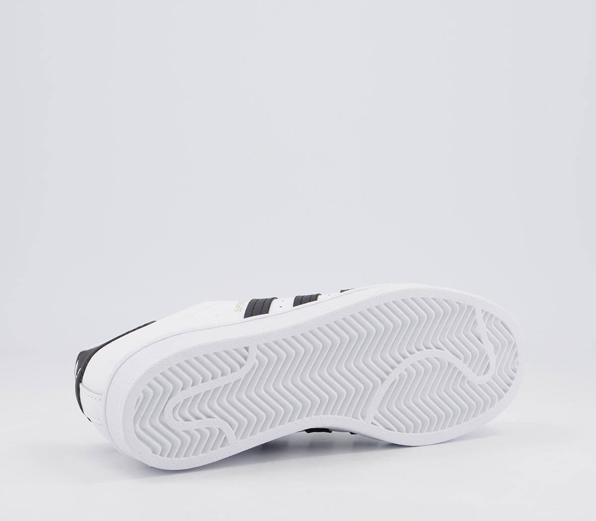 adidasSuperstar Junior TrainersWhite Black White