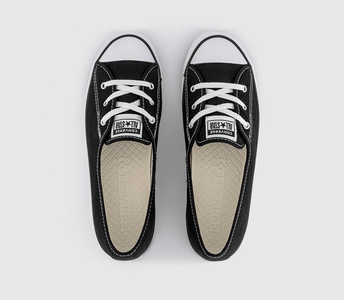 Converse Ctas Ballet Lace Trainers Converse Ctas Ballet Lace Trainers Black White Black