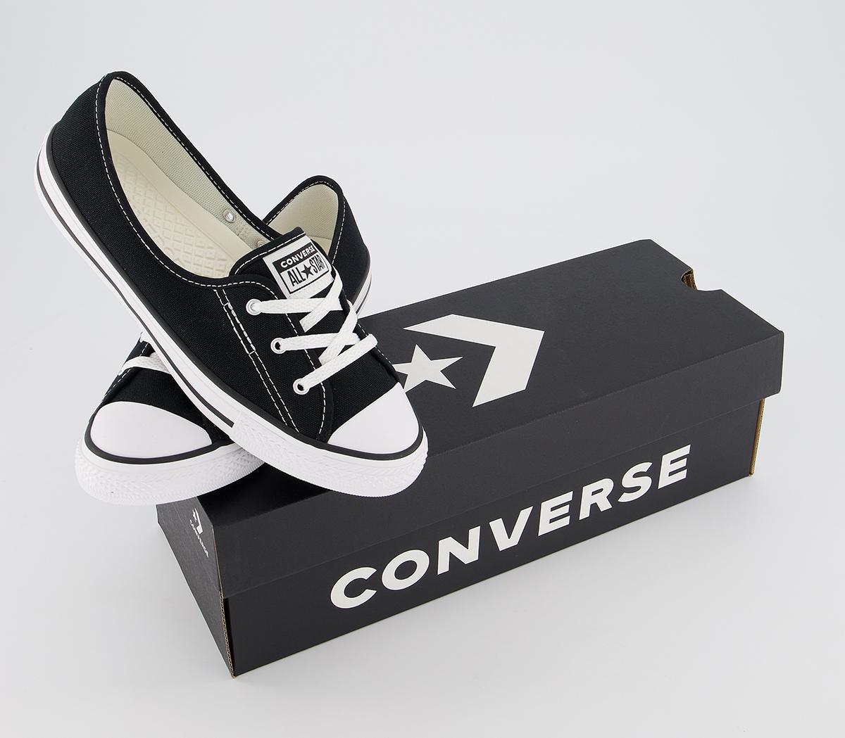 Converse Ctas Ballet Lace Trainers Converse Ctas Ballet Lace Trainers Black White Black