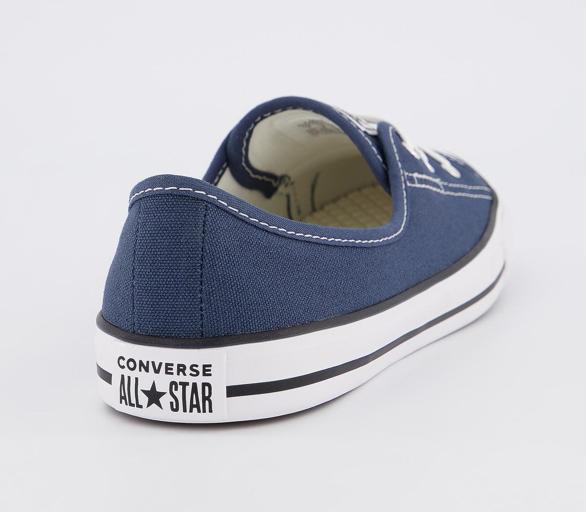 Converse Ctas Ballet Lace Trainers Converse Ctas Ballet Lace Trainers Navy White Black