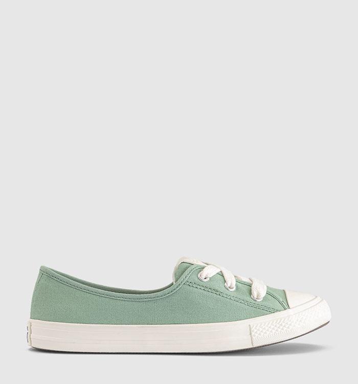 Converse Ctas Ballet Lace Trainers Thyme Again Egret Flower