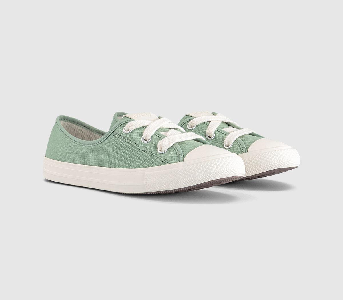 ConverseCtas Ballet Lace TrainersThyme Again Egret Flower