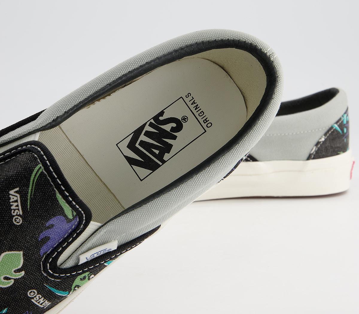 Vans Vault Classic Slip On Lx Trainers Vans Vault Classic Slip On Lx Trainers Parrot Hawaiian Black