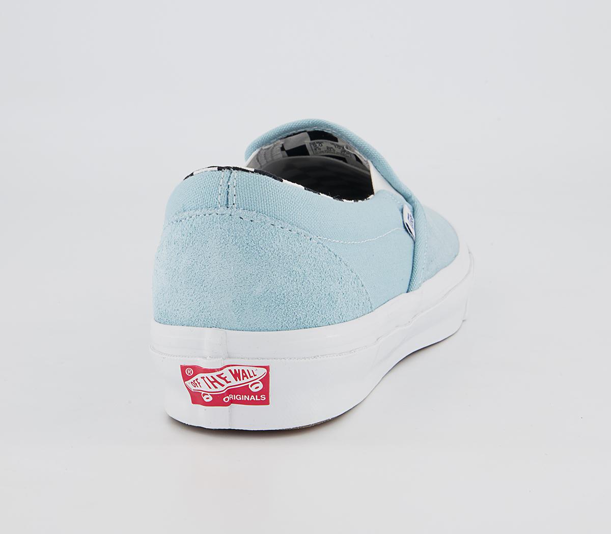Vans Vault Classic Slip On Lx Trainers Vans Vault Classic Slip On Lx Trainers Ray Barbee Light Blue