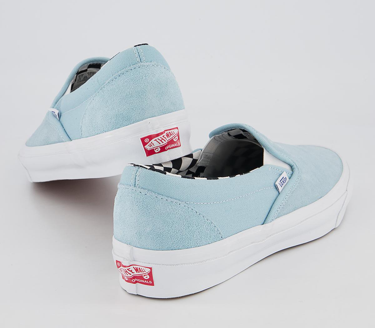 Vans Vault Classic Slip On Lx Trainers Vans Vault Classic Slip On Lx Trainers Ray Barbee Light Blue
