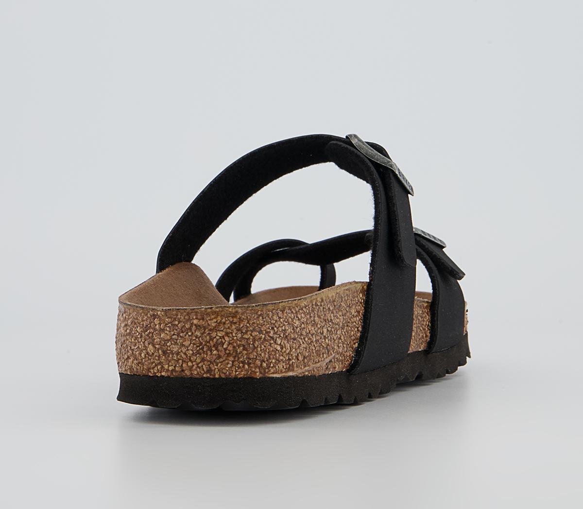 BIRKENSTOCK Mayari Cross Strap Sandals BIRKENSTOCK Mayari Cross Strap Sandals Earthly Vege Black