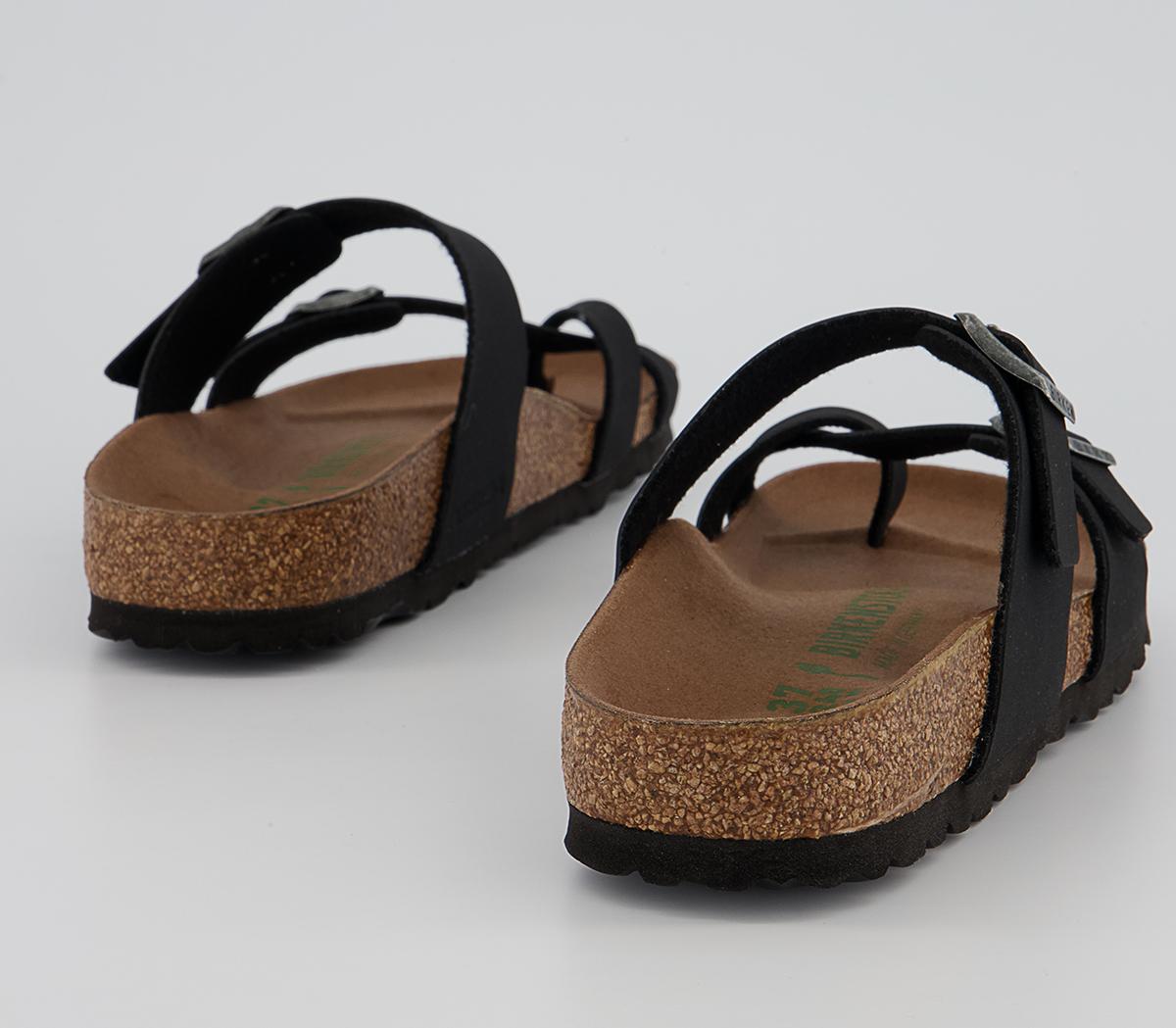 BIRKENSTOCK Mayari Cross Strap Sandals BIRKENSTOCK Mayari Cross Strap Sandals Earthly Vege Black