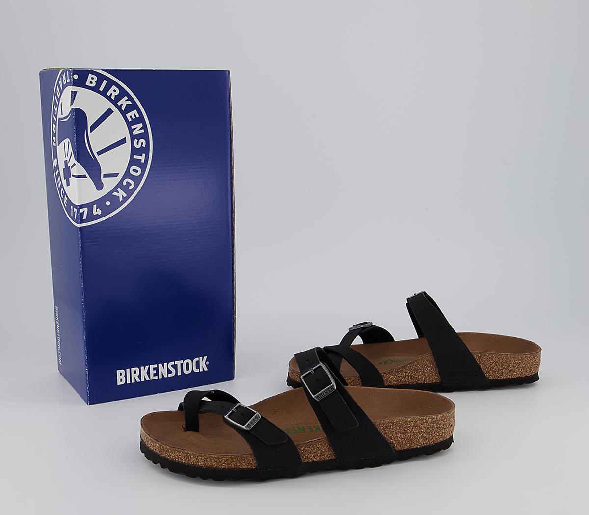 BIRKENSTOCK Mayari Cross Strap Sandals BIRKENSTOCK Mayari Cross Strap Sandals Earthly Vege Black