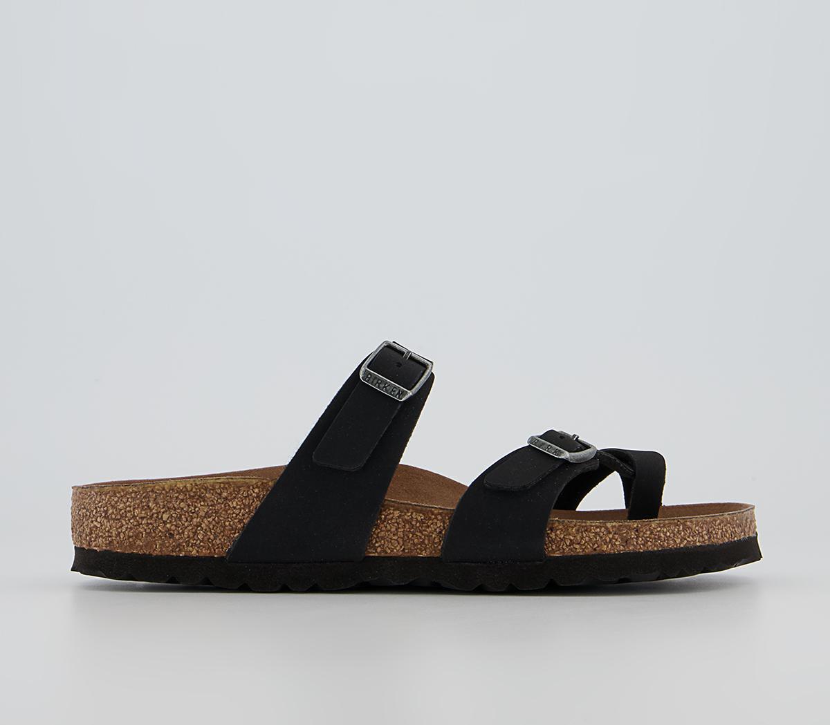 BIRKENSTOCK Mayari Cross Strap Sandals BIRKENSTOCK Mayari Cross Strap Sandals Earthly Vege Black