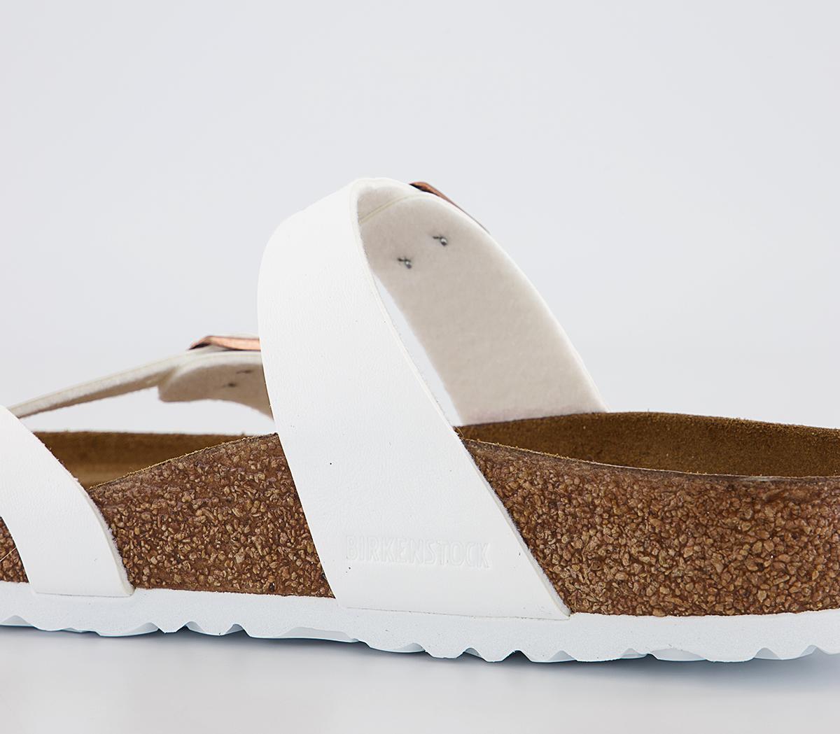 BIRKENSTOCKMayari Cross Strap SandalsWhite Birko Flor