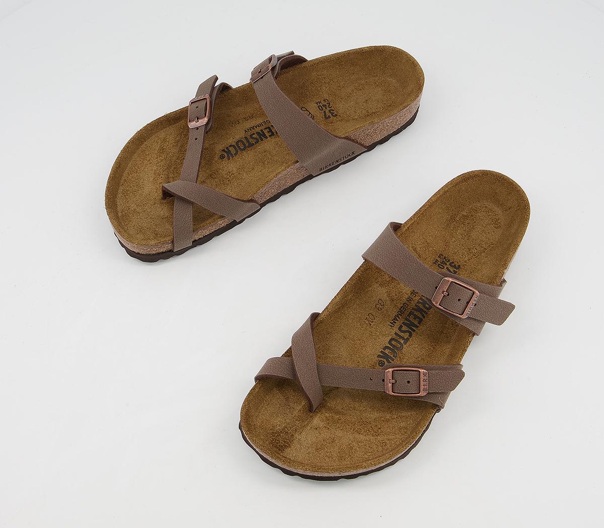 BIRKENSTOCK Mayari Cross Strap Sandals Mocha - Women’s Sandals