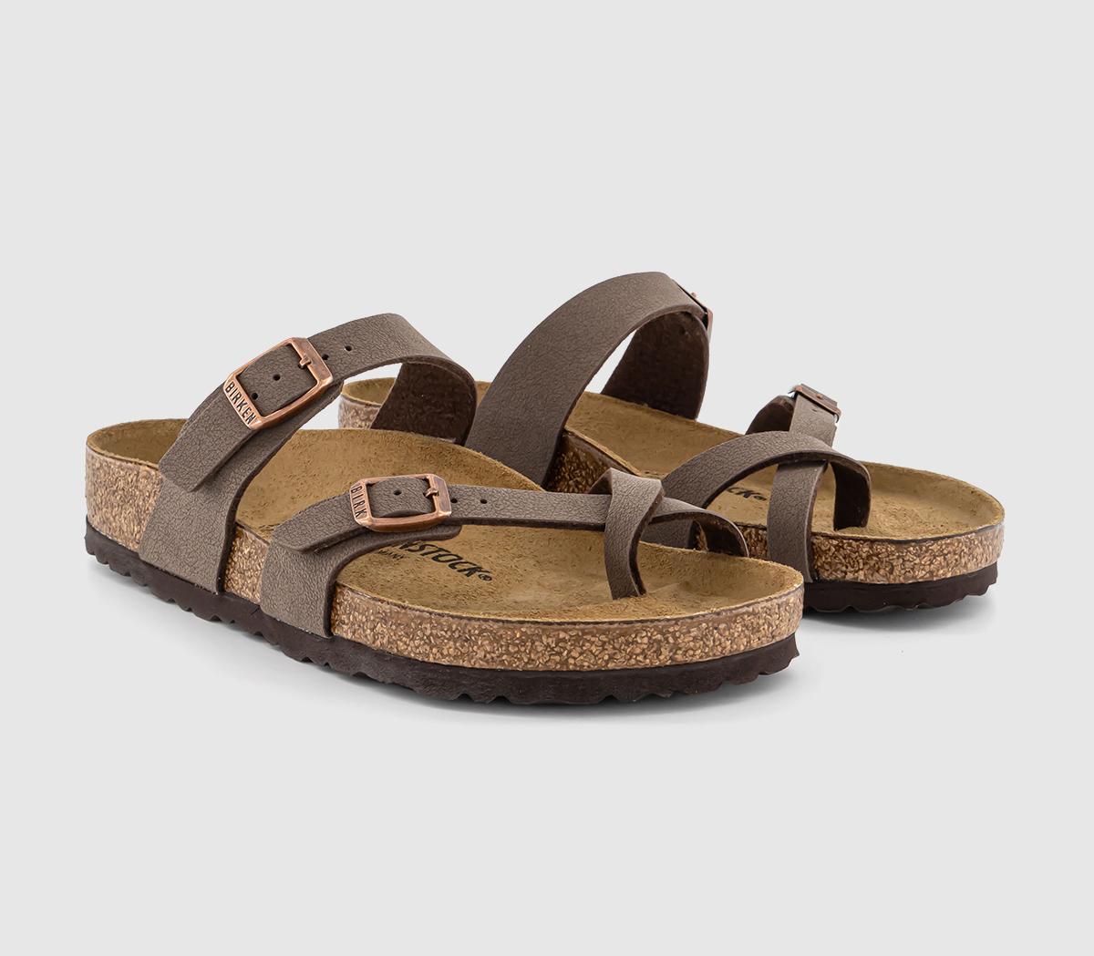 BIRKENSTOCK Mayari Cross Strap Sandals Mocha - Women’s Sandals