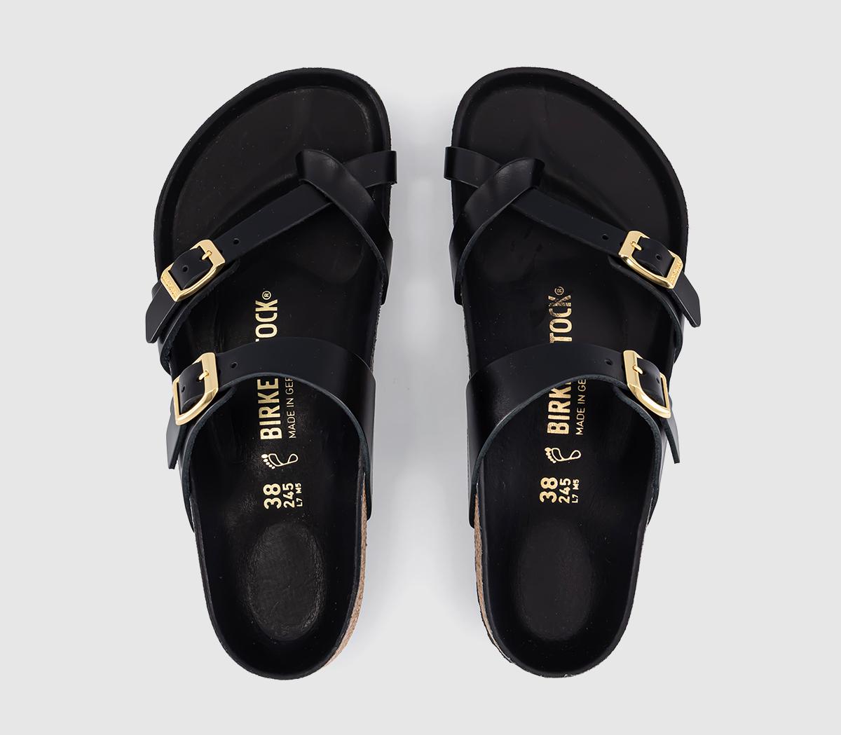 BIRKENSTOCKMayari Cross Strap SandalsBlack Amalfi Leather