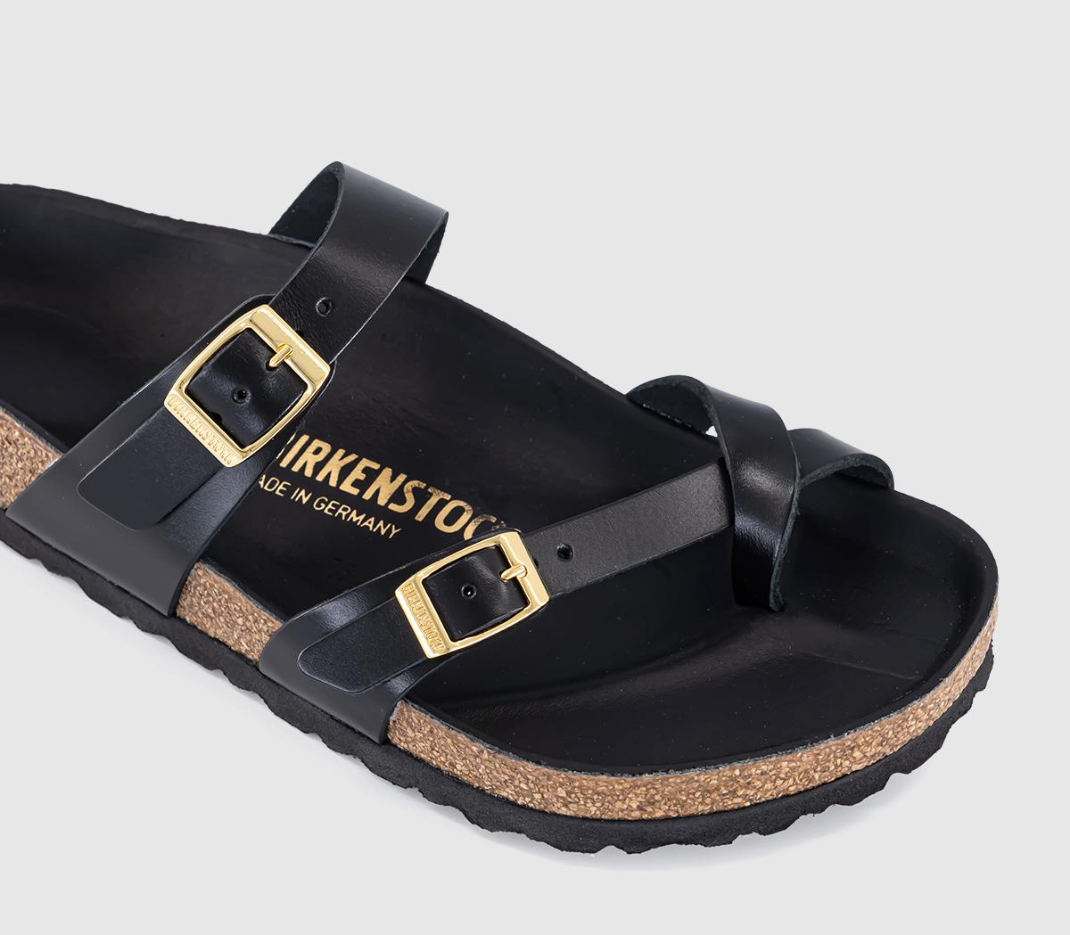 BIRKENSTOCKMayari Cross Strap SandalsBlack Amalfi Leather