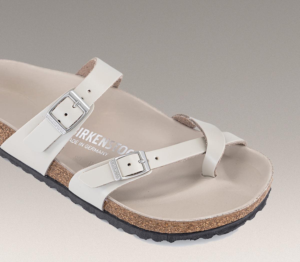 BIRKENSTOCKMayari Cross Strap SandalsOyster Amalfi Leather