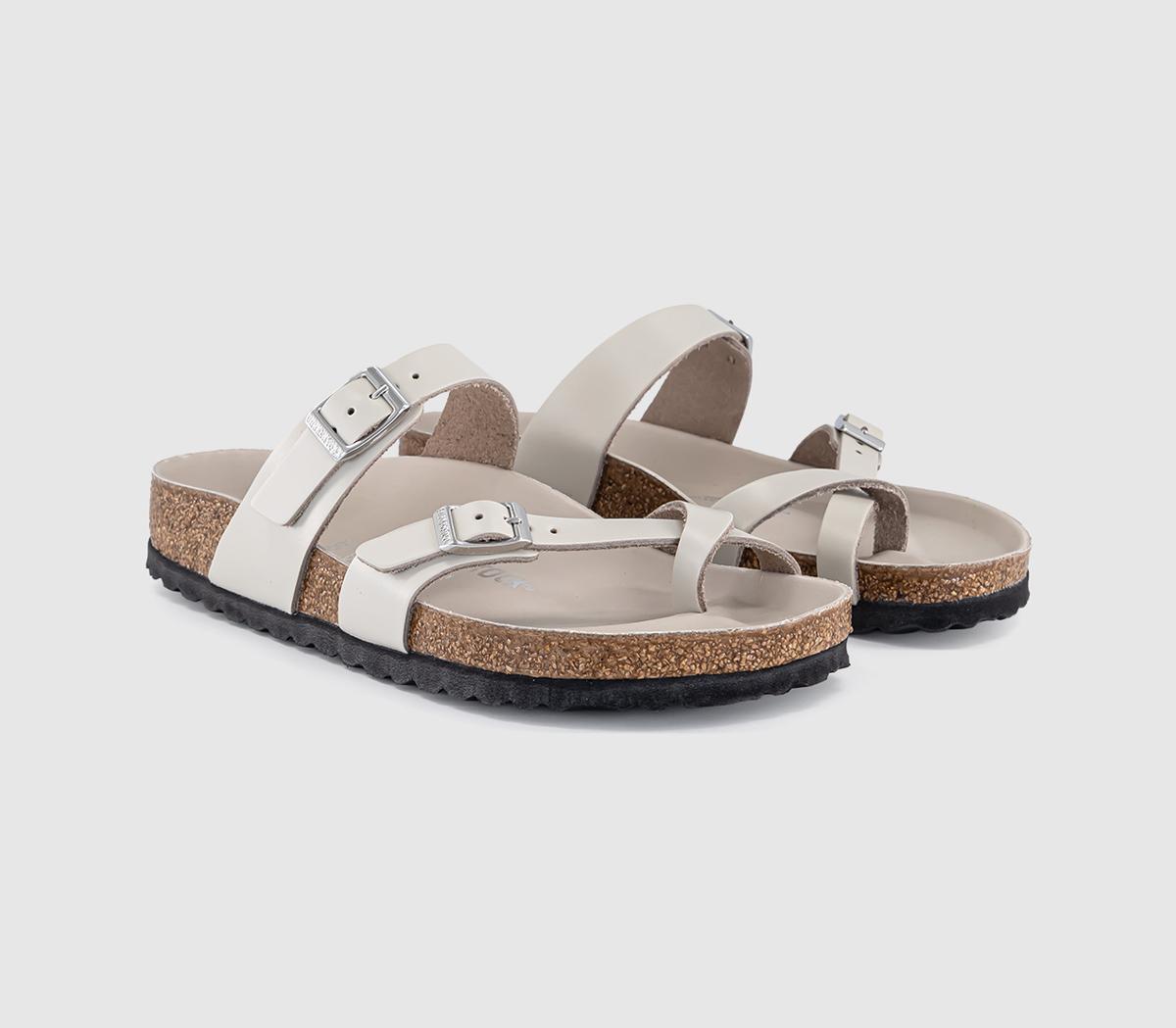 BIRKENSTOCKMayari Cross Strap SandalsOyster Amalfi Leather