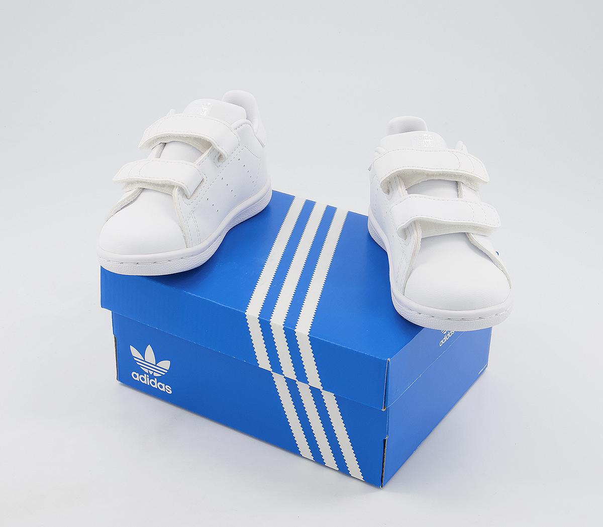 adidas Stan Smith Cf Toddler Trainers adidas Stan Smith Cf Toddler Trainers White White White