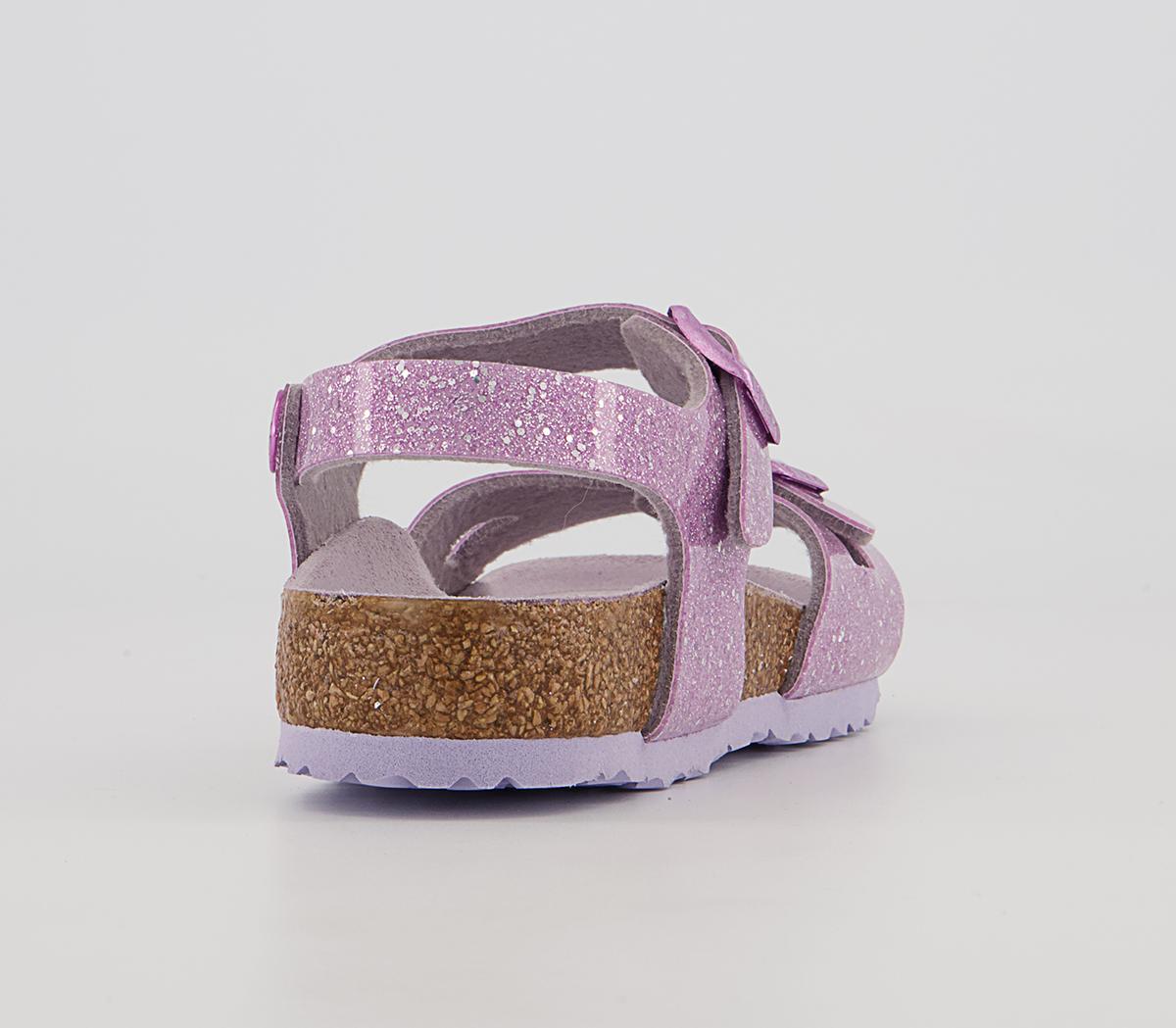 BIRKENSTOCK Rio Kids Sandals BIRKENSTOCK Rio Kids Sandals Cosmic Sparkle Lavender