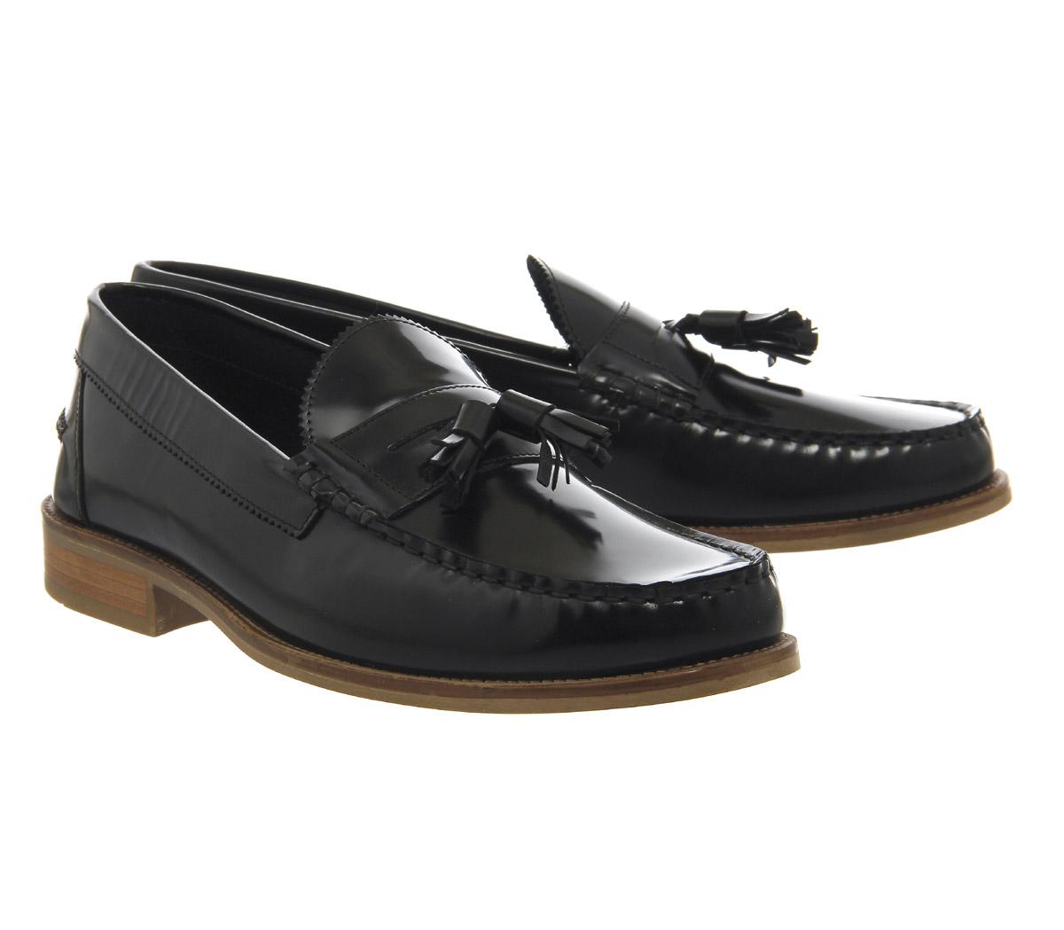 Ask the MissusBonjourno Tassel Loafers Ask the MissusBonjourno Tassel LoafersBlack Hi Shine Leather