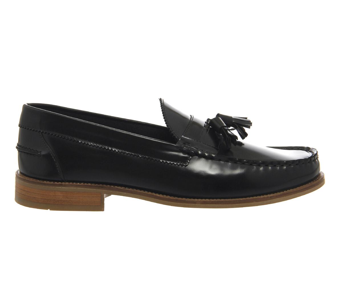 Ask the MissusBonjourno Tassel Loafers Ask the MissusBonjourno Tassel LoafersBlack Hi Shine Leather