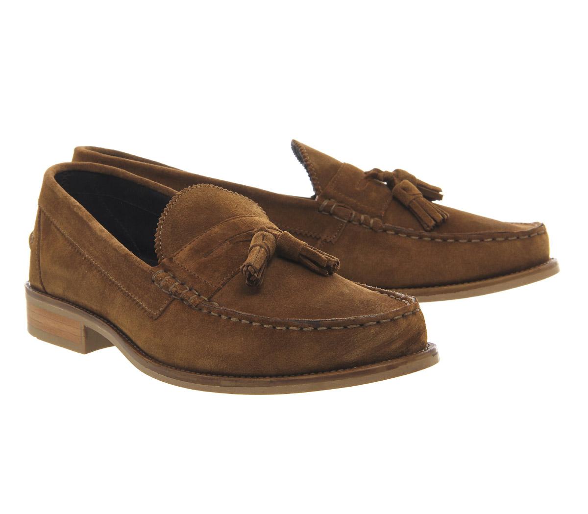 Ask the MissusBonjourno Tassel loafersRust Suede
