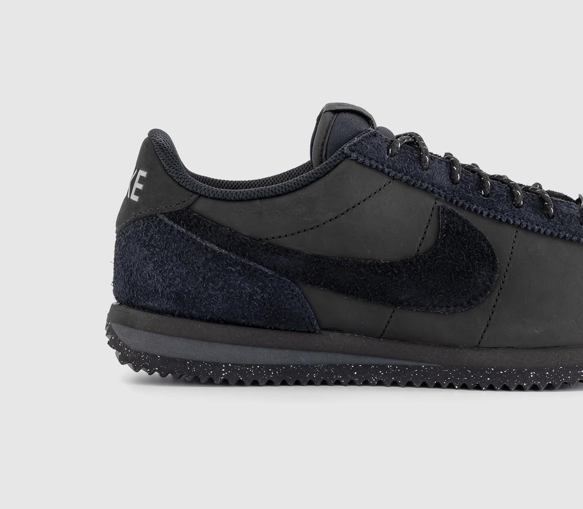 black cortez trainers