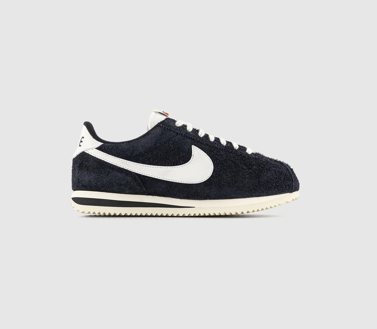 Black and hot sale orange nike cortez