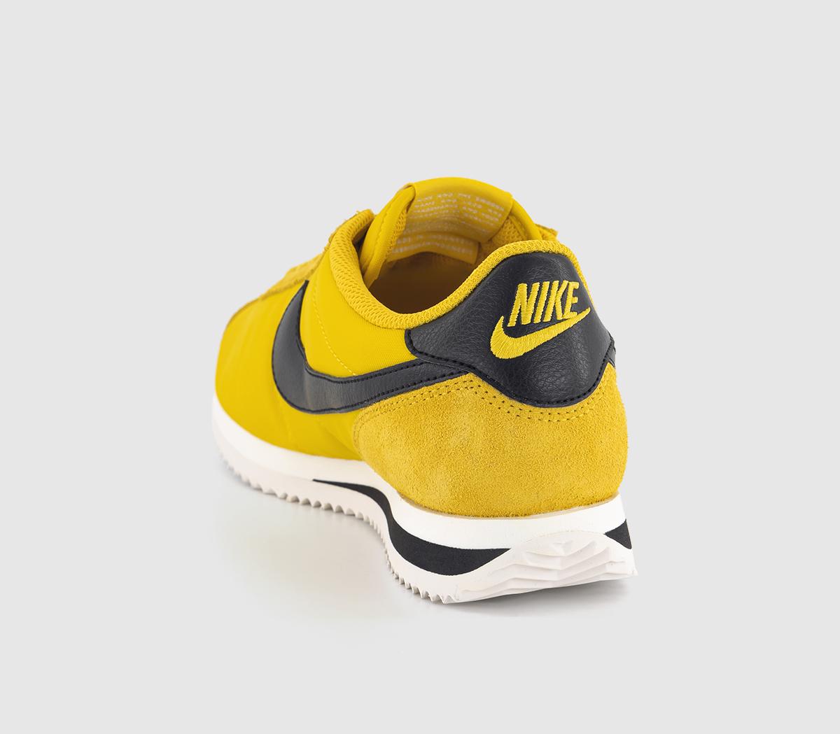 nike cortez yellow