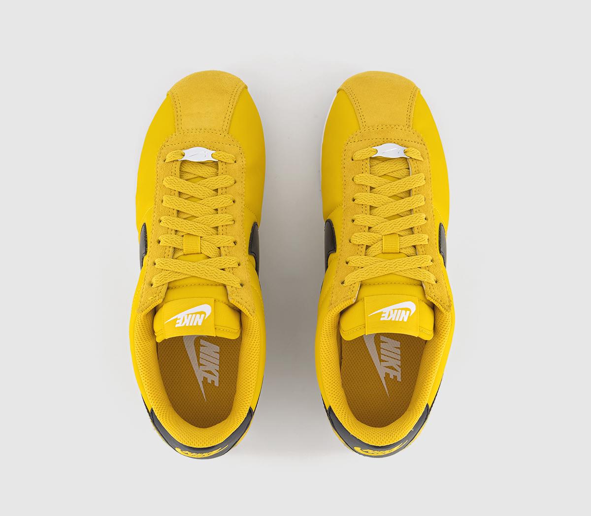 nike cortez mens yellow