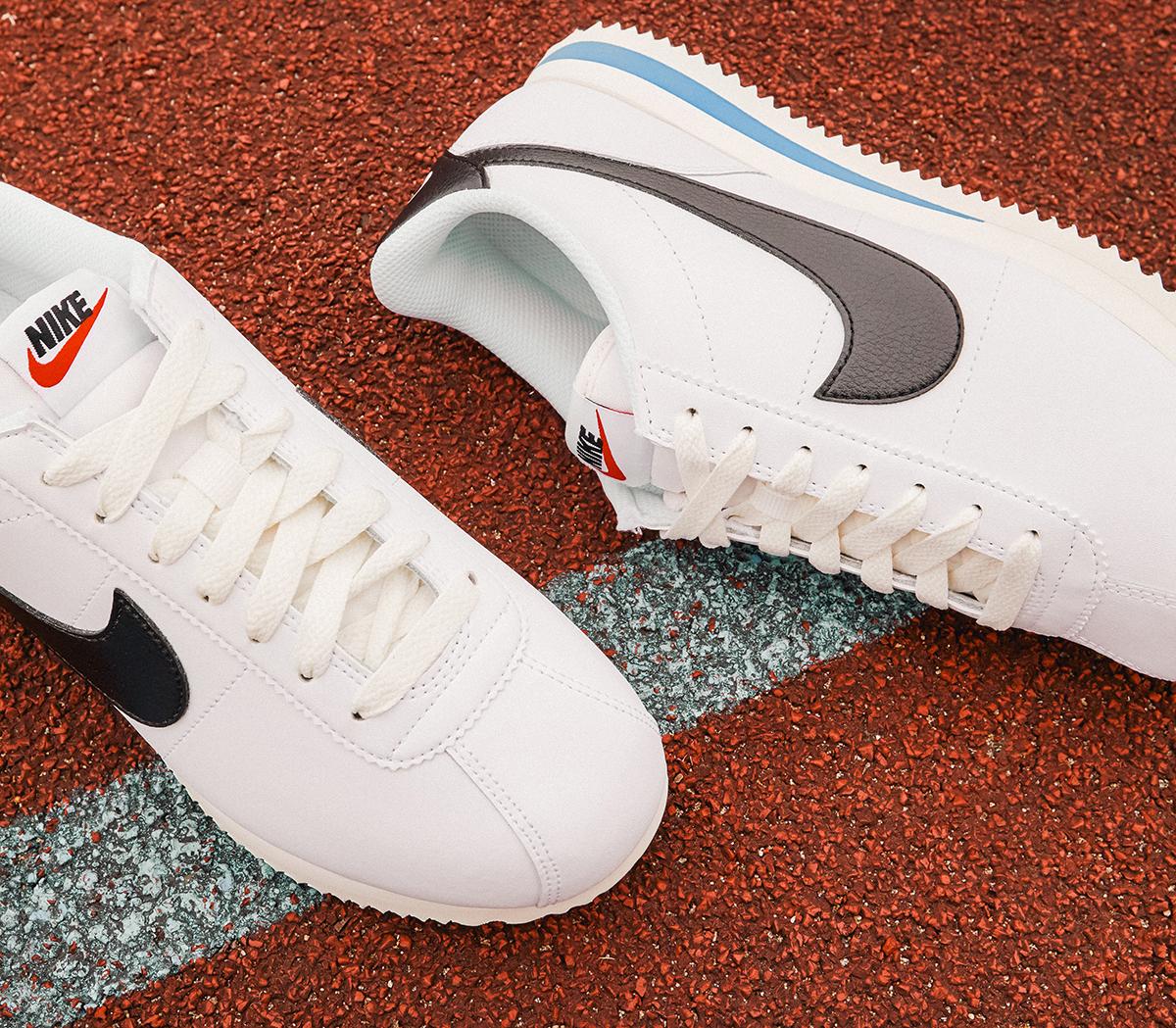 NikeNike Cortez TrainersWhite Black Lt Photo Blue Sail