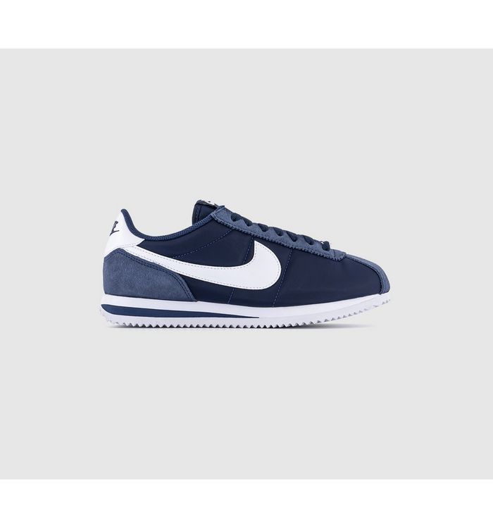 Nike Cortez Trainers Midnight Navy White In Blue