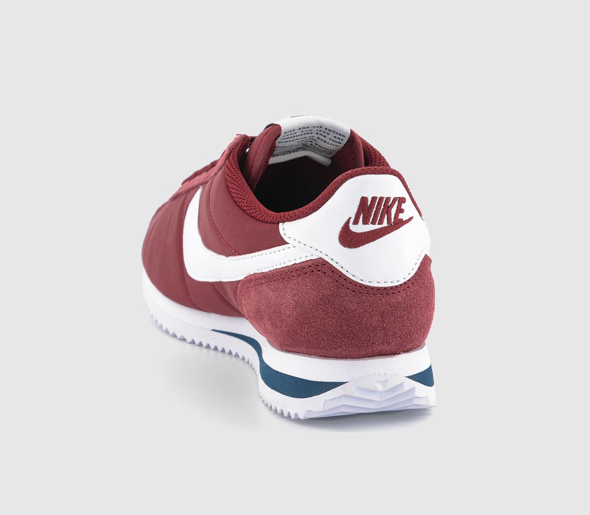 nike cortez red white blue mens