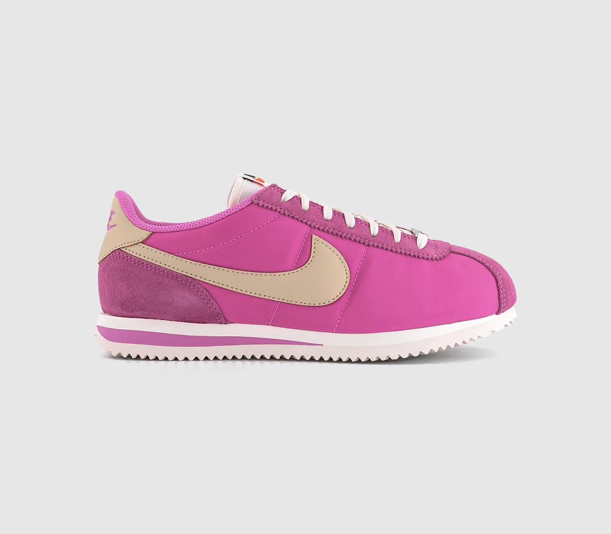 NikeNike Cortez Trainers NikeNike Cortez TrainersPlayful Pink Sandrift Sail