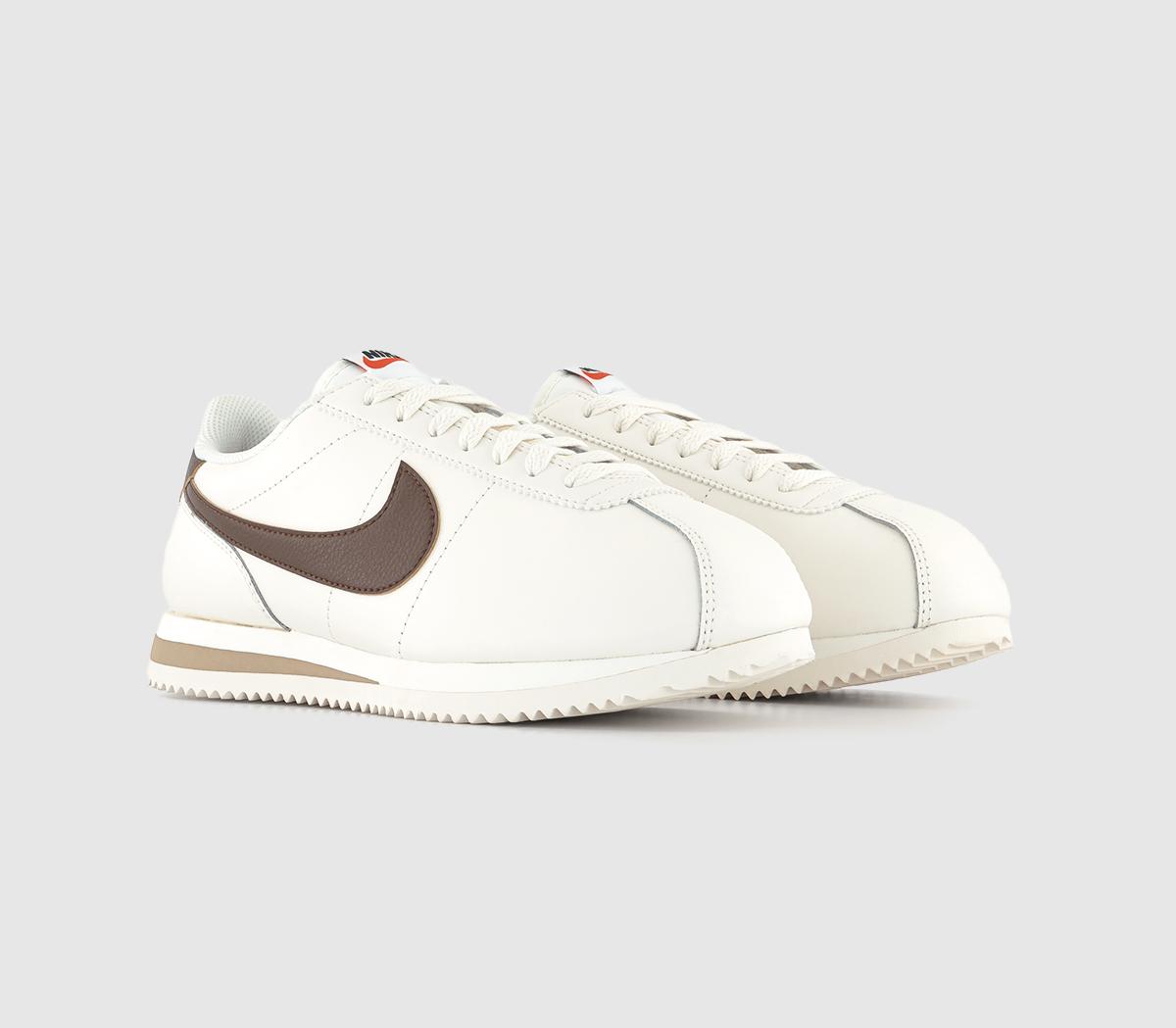 NikeNike Cortez TrainersSail Cacao Wow Khaki White