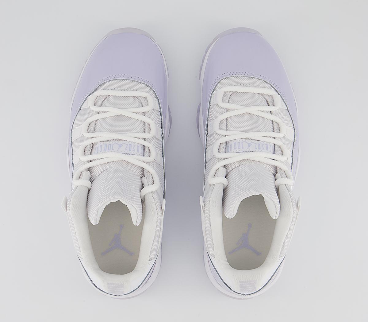 Jordan Air Jordan 11 Low Trainers Jordan Air Jordan 11 Low Trainers Whte Pure Violet White