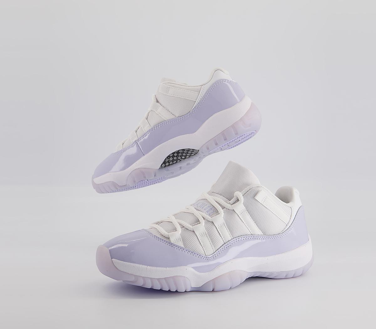 Jordan Air Jordan 11 Low Trainers Jordan Air Jordan 11 Low Trainers Whte Pure Violet White