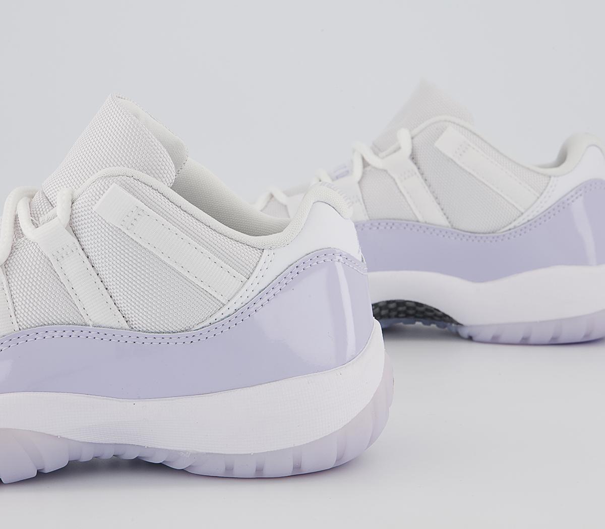 Jordan Air Jordan 11 Low Trainers Jordan Air Jordan 11 Low Trainers Whte Pure Violet White