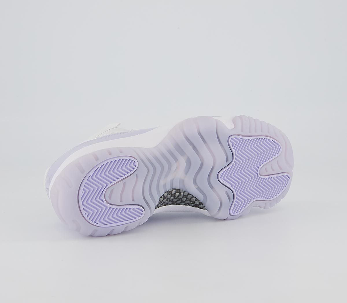 Jordan Air Jordan 11 Low Trainers Jordan Air Jordan 11 Low Trainers Whte Pure Violet White