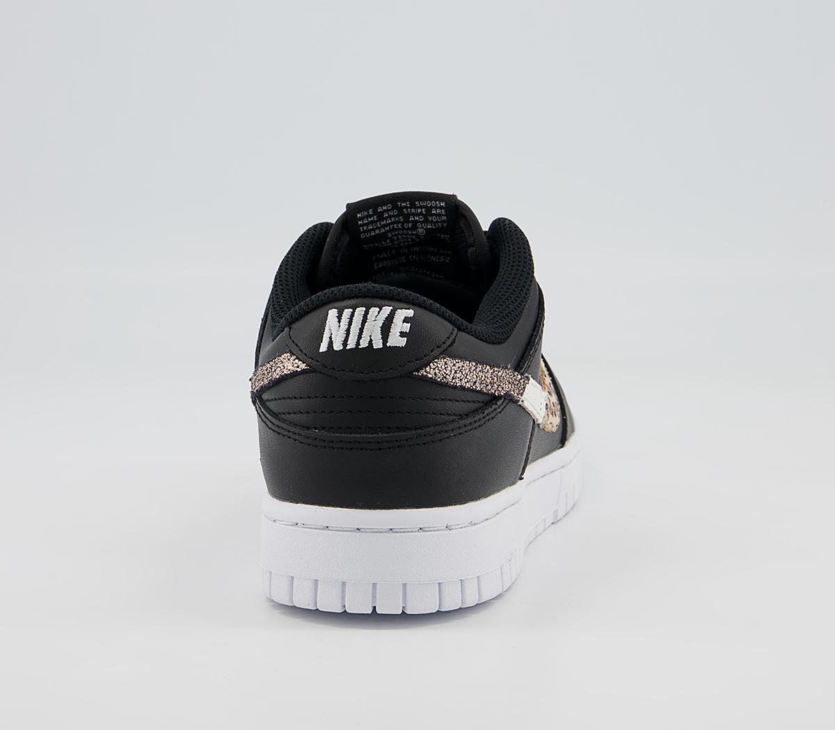 Nike Dunk Low Trainers Nike Dunk Low Trainers Black Leopard Black