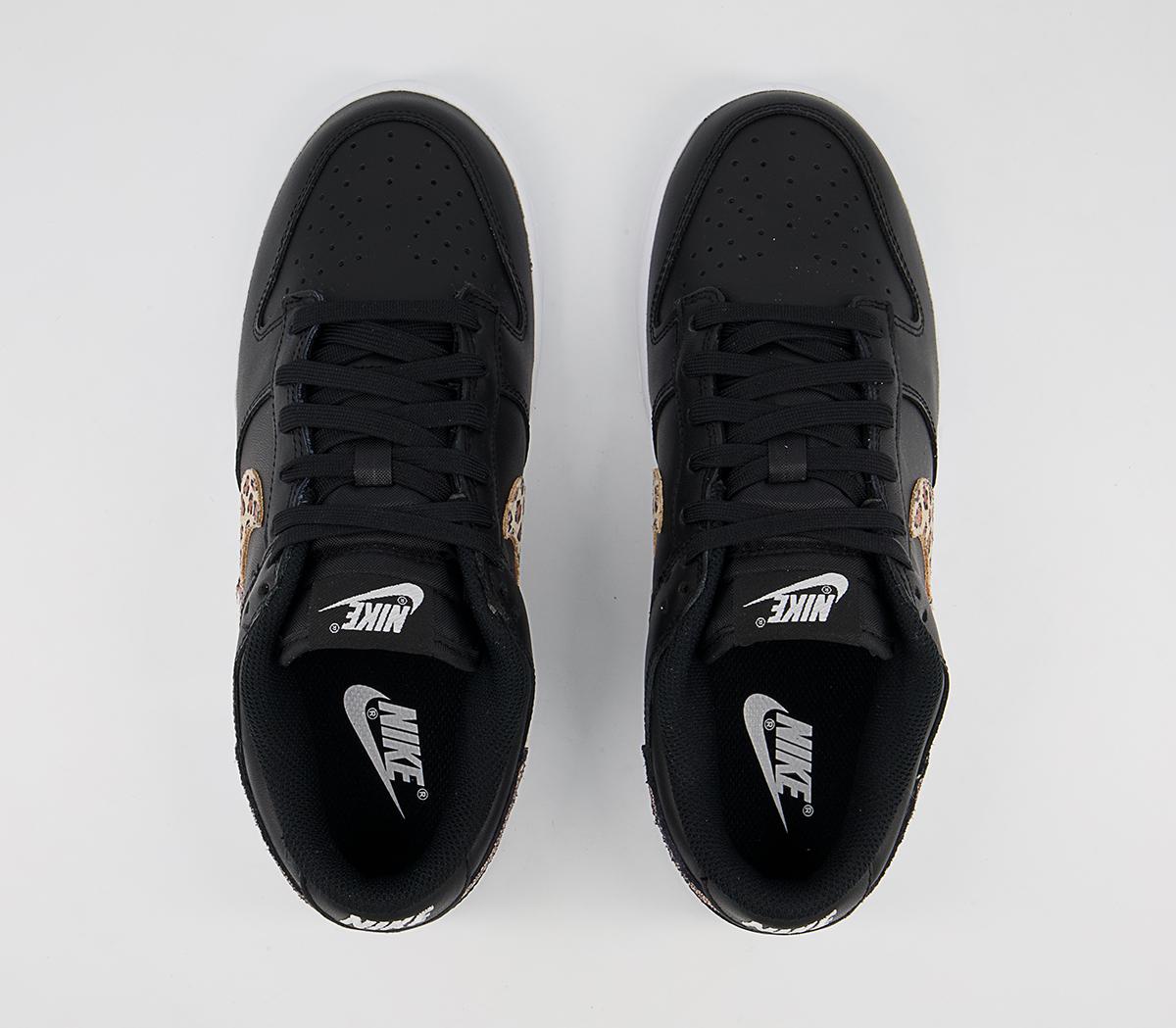 Nike Dunk Low Trainers Nike Dunk Low Trainers Black Leopard Black
