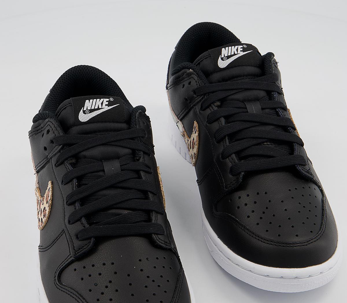 Nike Dunk Low Trainers Nike Dunk Low Trainers Black Leopard Black