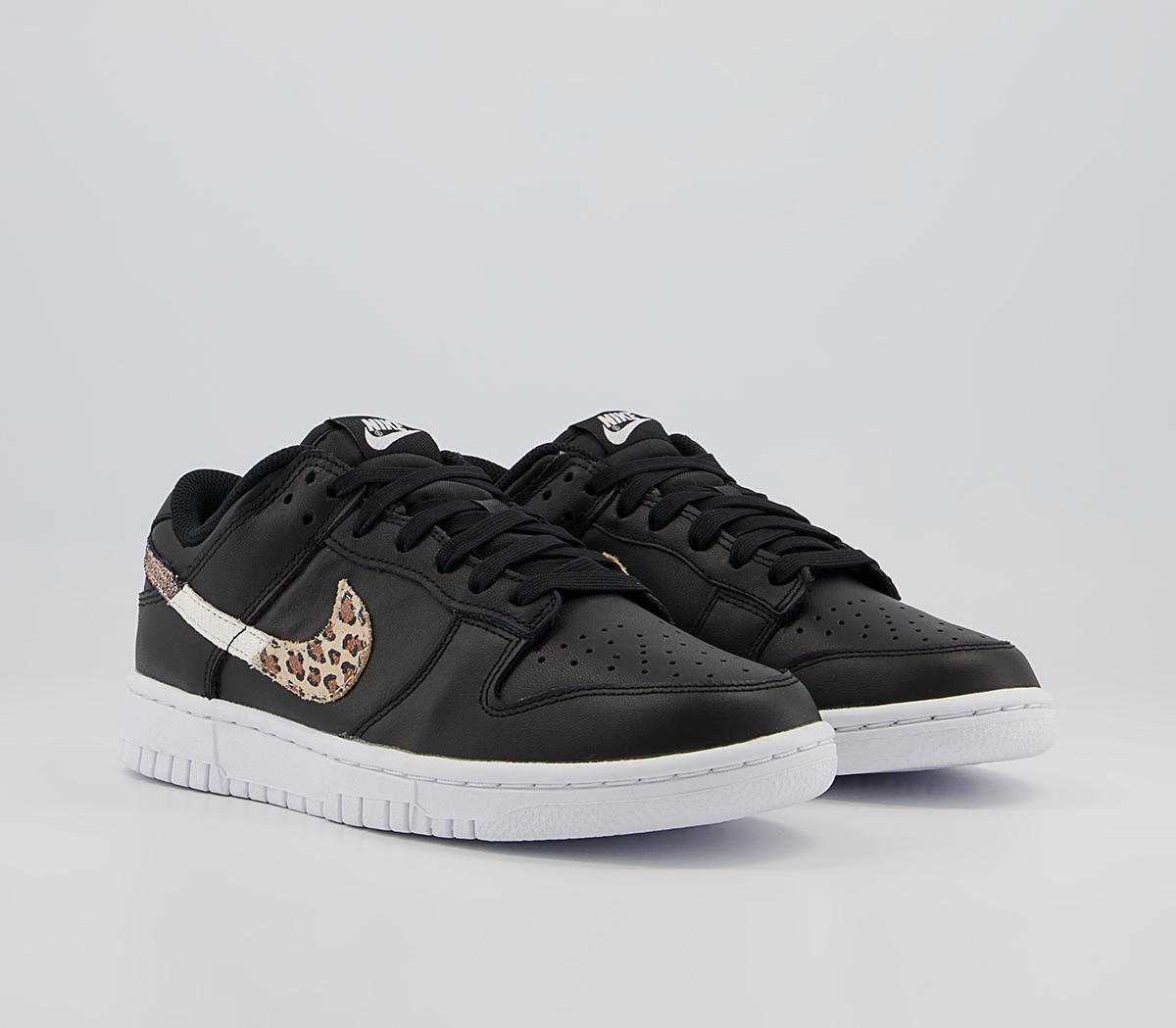 Nike Dunk Low Trainers Nike Dunk Low Trainers Black Leopard Black