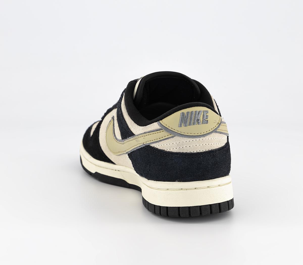 NikeDunk Low TrainersBlack Team Gold Coconut Milk Particle Grey
